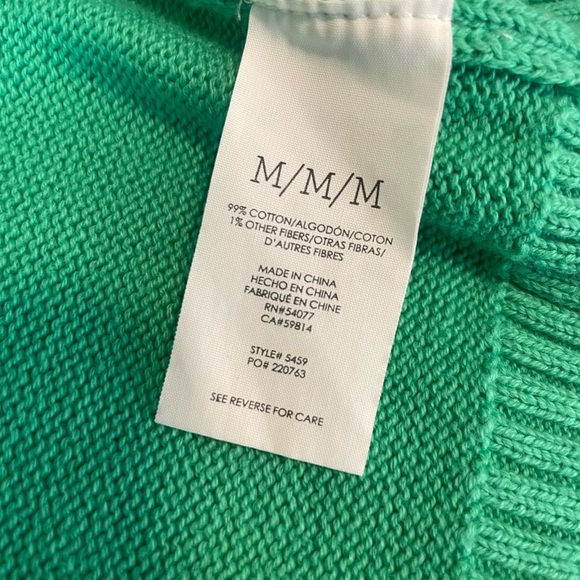 CAbi Jeweled Buttons Burst of Mint Wallis Cardigan Sweater in Julep (Green) M - Picture 16 of 16